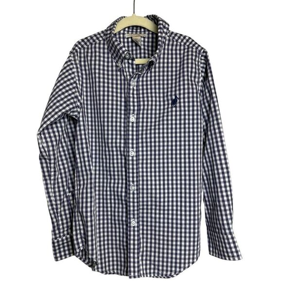The Beaufort Bonnet Company Dean's List Gingham Check Shirt Boy’s Sz. 8 - Picture 1 of 4